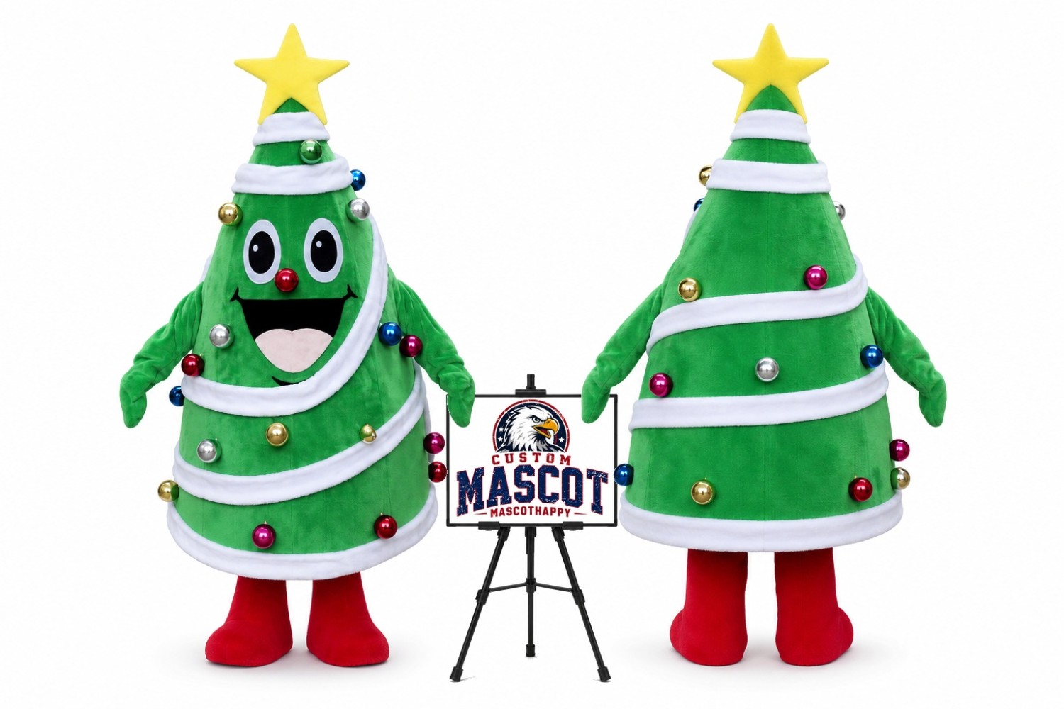 Chrismas Tree Mascot Costume Chrismas Tree Mascot Costume