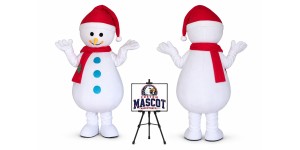 Christmas Adult Snowman Mascot Costume for Christmas Events Christmas Adult Snowman Mascot Costume for Christmas Events