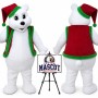Christmas Bear Mascot Costume for Christmas Events