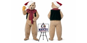 Christmas Bear Mascot Costume for Christmas Events Christmas Bear Mascot Costume for Christmas Events