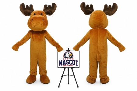 Christmas Cartoon Animal Christmas Elk Mascot Costume for Christmas Events