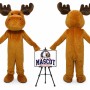 Christmas Cartoon Animal Christmas Elk Mascot Costume for Christmas Events
