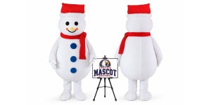 Christmas Cartoon Snowman Mascot Costume for Christmas Events Christmas Cartoon Snowman Mascot Costume for Christmas Events