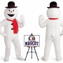 Christmas Classic Snowman Mascot Costume for Christmas Events
