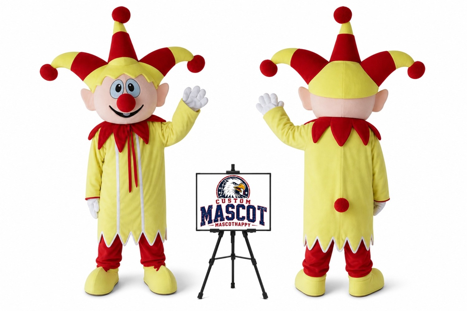Christmas Clown Mascot Costume for Christmas Events Christmas Clown Mascot Costume for Christmas Events