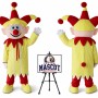 Christmas Clown Mascot Costume for Christmas Events