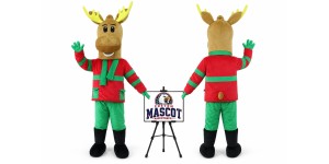 Christmas Deer Mascot Costume for Christmas Events Christmas Deer Mascot Costume for Christmas Events