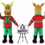 Christmas Deer Mascot Costume for Christmas Events