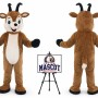 Christmas Deer Mascot Costume for Christmas Events
