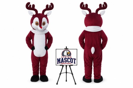 Christmas Deer Mascot Costume for Christmas Events