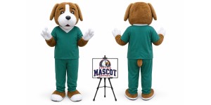 Christmas Dog Mascot Costume for Christmas Events Christmas Dog Mascot Costume for Christmas Events