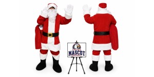 Christmas Father Adult Santa Claus Costume Mascot Costume for Christmas Events Christmas Father Adult Santa Claus Costume Mascot Costume for Christmas Events