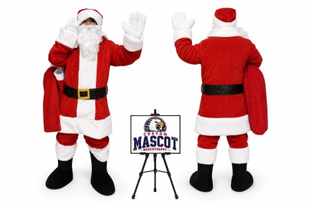 Christmas Father Adult Santa Claus Costume Mascot Costume for Christmas Events