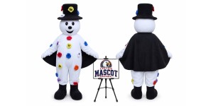 Christmas Flower Snowman Mascot Costume for Christmas Events Christmas Flower Snowman Mascot Costume for Christmas Events