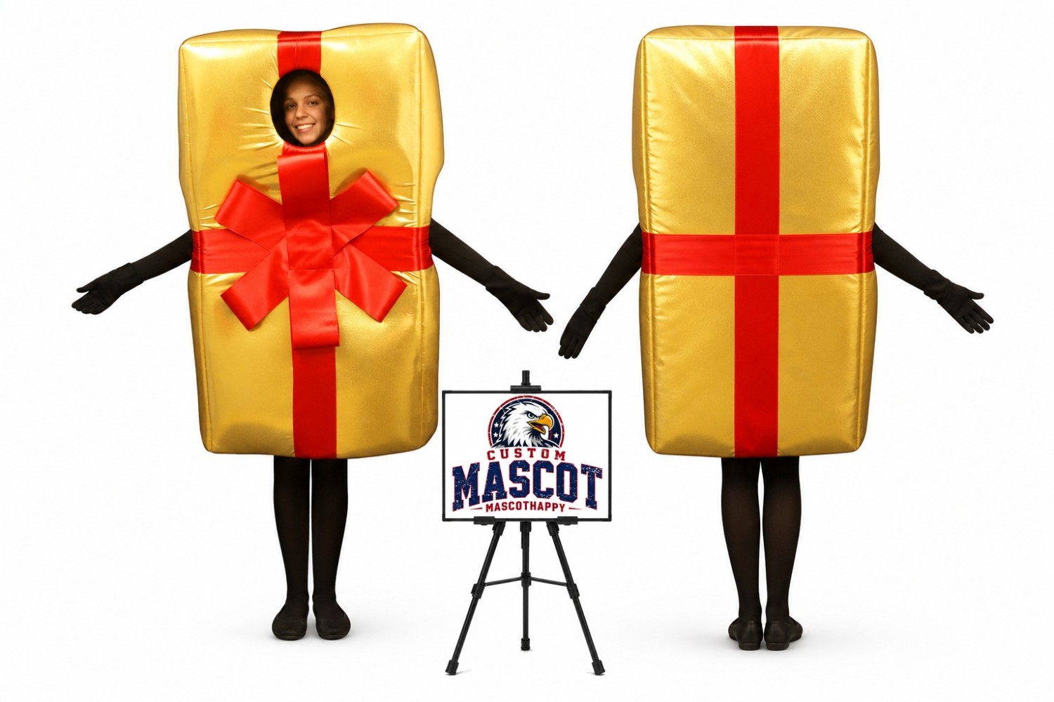 Christmas Gift Walking Mascot Costume for Christmas Events Christmas Gift Walking Mascot Costume for Christmas Events