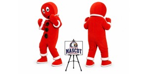 Christmas Gingerbread Mascot Costume for Christmas Events Christmas Gingerbread Mascot Costume for Christmas Events
