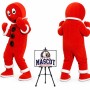 Christmas Gingerbread Mascot Costume for Christmas Events