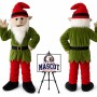 Christmas Gnome Elf Mascot Costume for Christmas Events