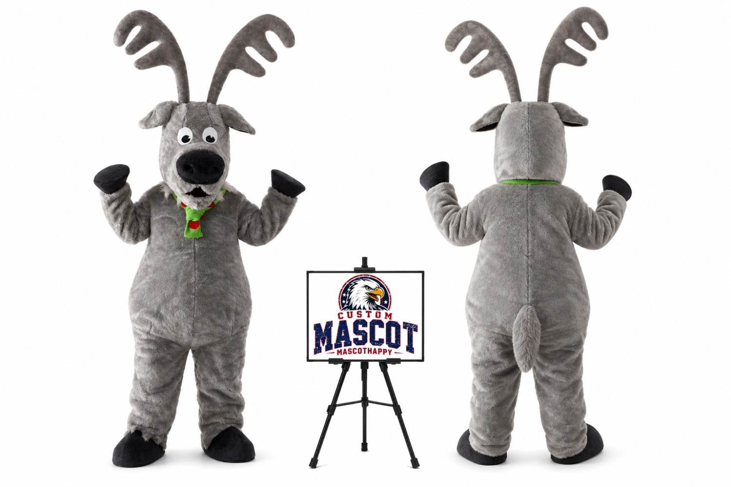 Christmas Reindeer Mascot Costume for Christmas Events Christmas Reindeer Mascot Costume for Christmas Events