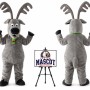 Christmas Reindeer Mascot Costume for Christmas Events