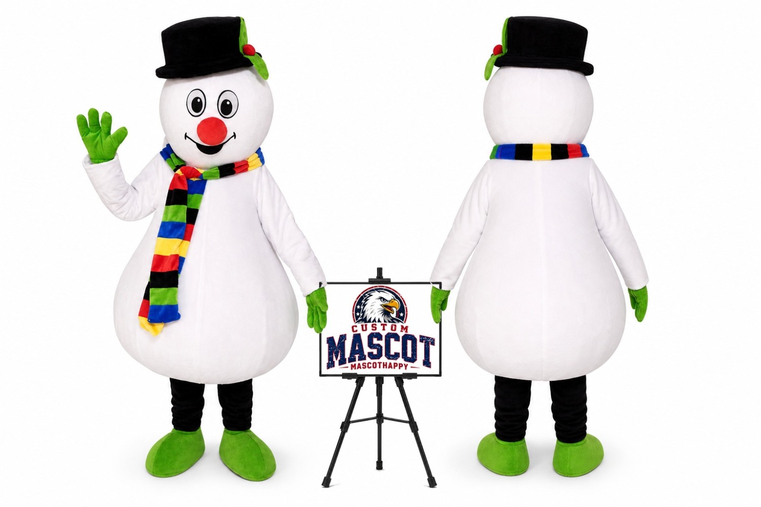 Christmas Mascot Adult Snowman Costume Mascot Costume for Christmas Events Christmas Mascot Adult Snowman Costume Mascot Costume for Christmas Events