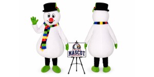Christmas Mascot Adult Snowman Costume Mascot Costume for Christmas Events Christmas Mascot Adult Snowman Costume Mascot Costume for Christmas Events