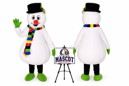Christmas Mascot Adult Snowman Costume Mascot Costume for Christmas Events