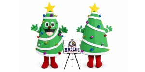 Christmas Mascot Costume for Christmas Events Christmas Mascot Costume for Christmas Events