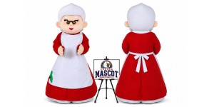 Christmas Mother Mascot Costume for Christmas Events Christmas Mother Mascot Costume for Christmas Events