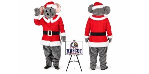 Christmas Mouse Mascot Costume for Christmas Events Christmas Mouse Mascot Costume for Christmas Events
