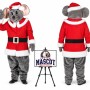 Christmas Mouse Mascot Costume for Christmas Events