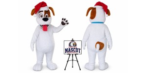 Christmas Puppy Mascot Costume for Christmas Events Christmas Puppy Mascot Costume for Christmas Events