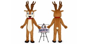 Christmas Nose Deer Mascot Costume for Christmas Events Christmas Nose Deer Mascot Costume for Christmas Events