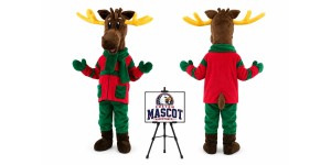 Christmas Reindeer Deer Mascot Costume for Christmas Events Christmas Reindeer Deer Mascot Costume for Christmas Events