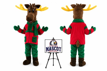 Christmas Reindeer Deer Mascot Costume for Christmas Events