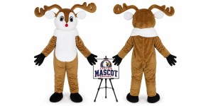 Christmas Reindeer Mascot Costume for Christmas Events Christmas Reindeer Mascot Costume for Christmas Events