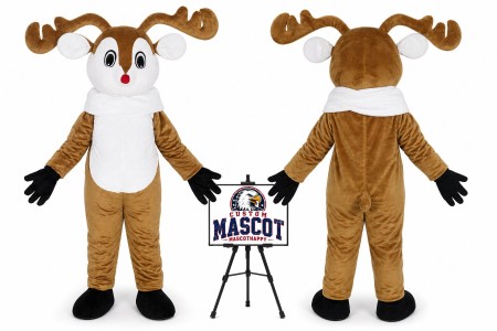 Christmas Reindeer Mascot Costume for Christmas Events
