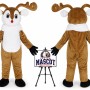 Christmas Reindeer Mascot Costume for Christmas Events