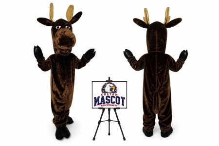 Christmas Reindeer Moose Deer Mascot Costume for Christmas Events