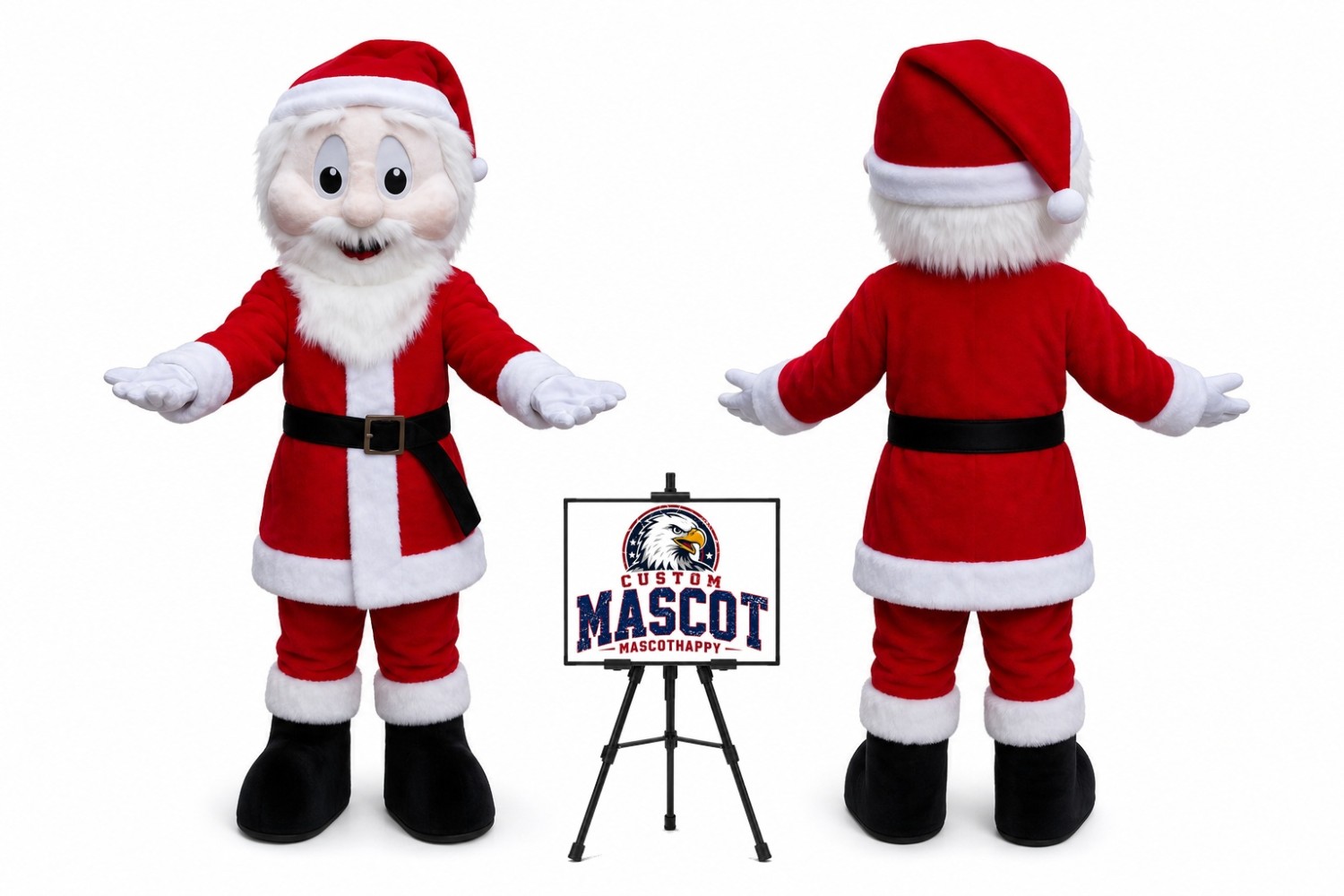 Christmas Santa Claus Mascot Costume for Christmas Events Christmas Santa Claus Mascot Costume for Christmas Events