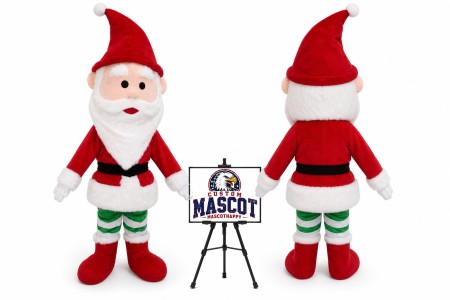 Christmas Santa Claus Mascot Costume for Christmas Events