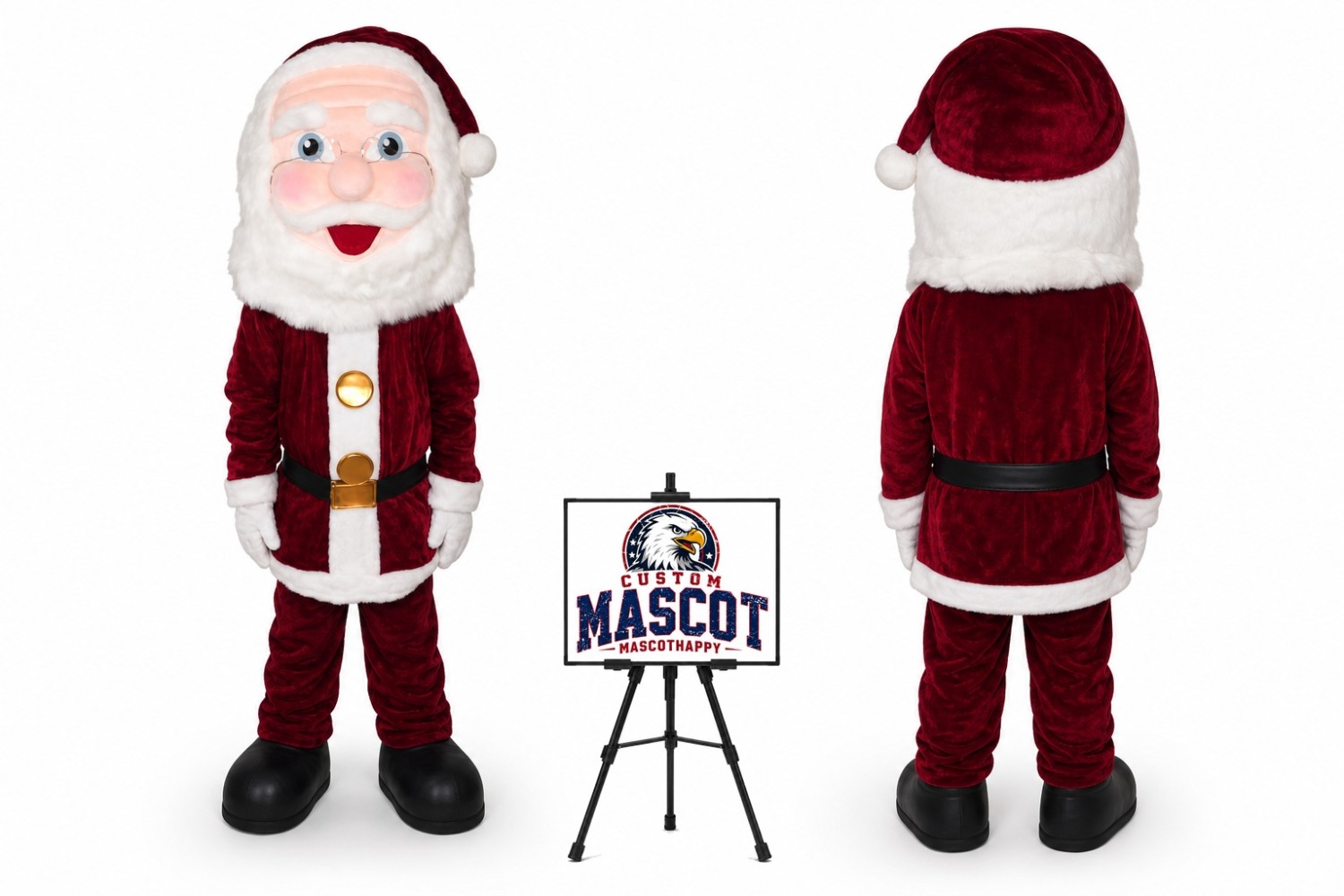 Christmas Santa Clause Mascot Costume for Christmas Events Christmas Santa Clause Mascot Costume for Christmas Events