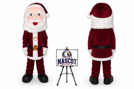 Christmas Santa Clause Mascot Costume for Christmas Events