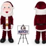 Christmas Santa Clause Mascot Costume for Christmas Events