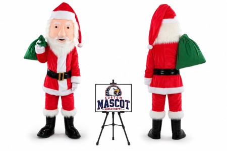Christmas Santa Mascot Costume for Christmas Events