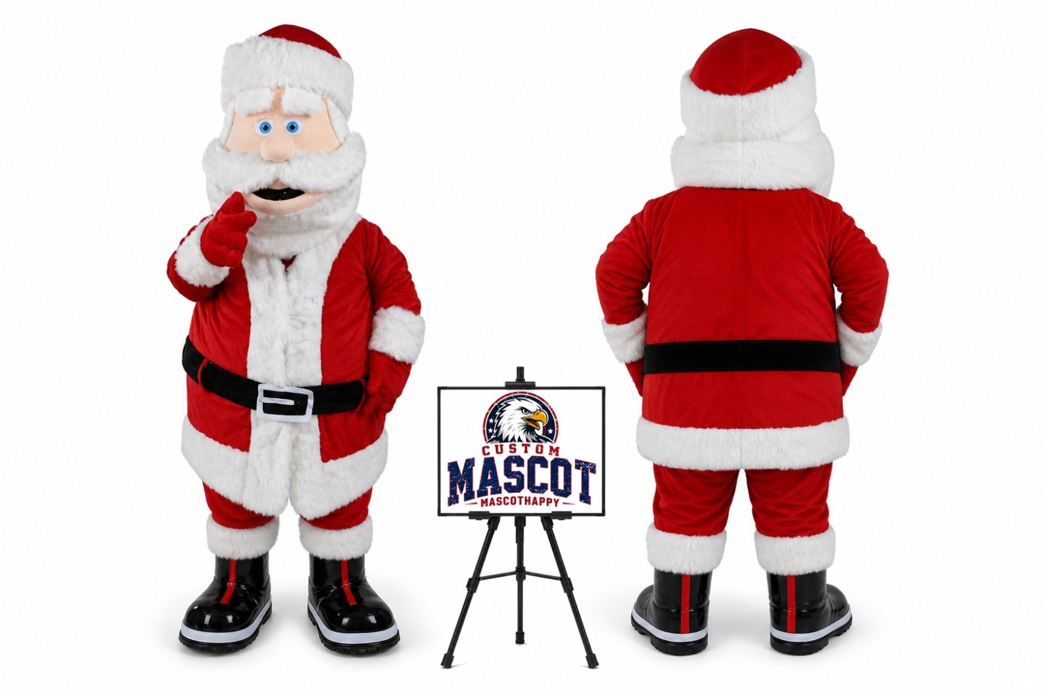 Christmas Santa Mascot Costume for Christmas Events Christmas Santa Mascot Costume for Christmas Events
