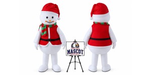 Christmas Snowman Mascot Costume for Christmas Events Christmas Snowman Mascot Costume for Christmas Events