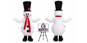 Christmas Snowman Mascot Costume for Christmas Events Christmas Snowman Mascot Costume for Christmas Events