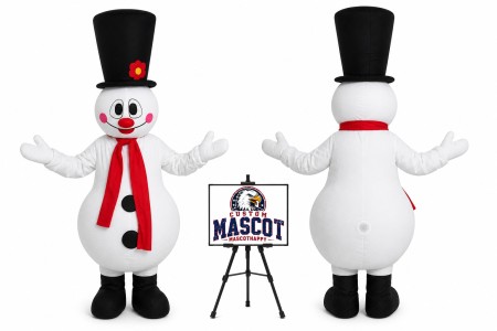 Christmas Snowman Mascot Costume for Christmas Events