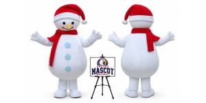 Christmas Snowman Mascot Costume for Christmas Events Christmas Snowman Mascot Costume for Christmas Events